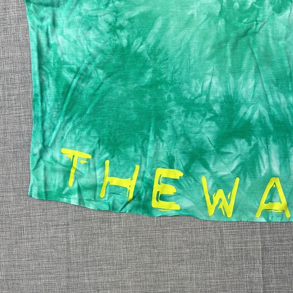 Green & White Tie Dye Crop Athletic Top by Jessica Simpson The Warm Up M… - Picture 4 of 5